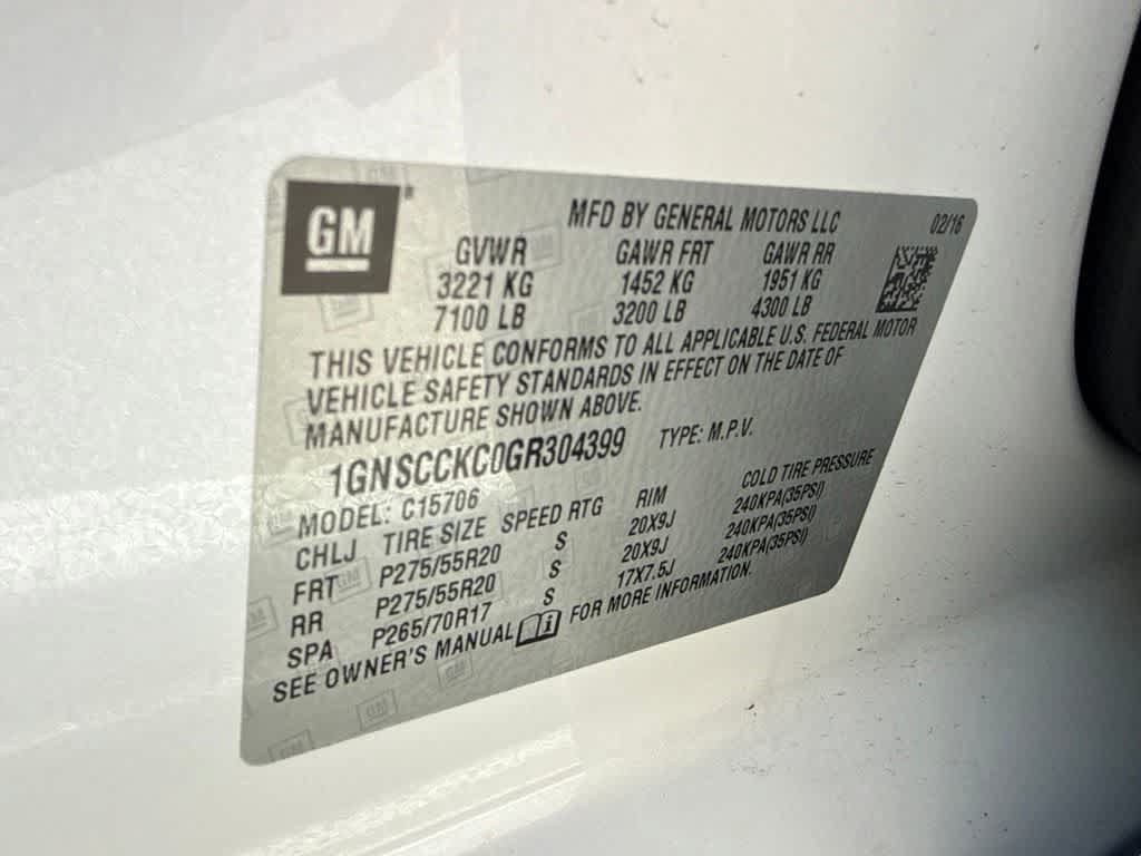 Used 2016 Chevrolet Tahoe LTZ RWD image 22