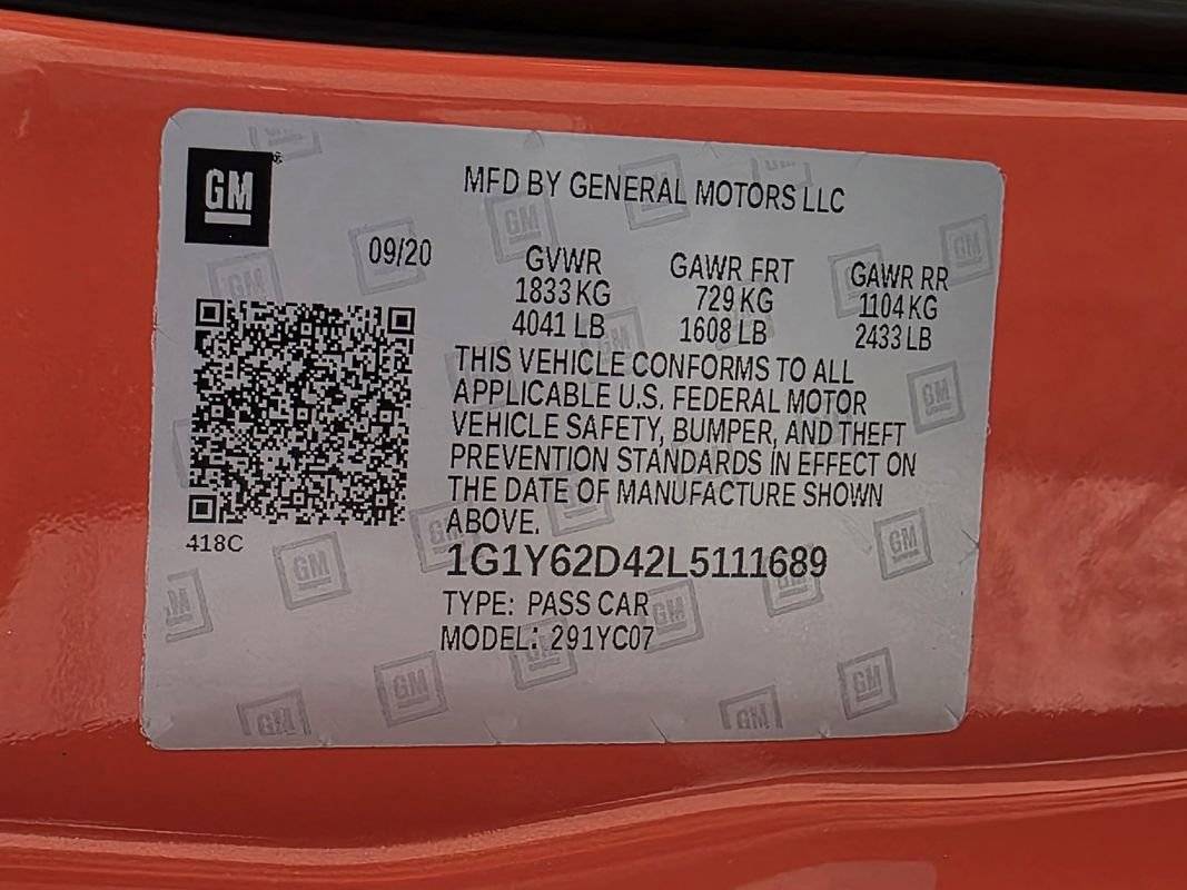 Used 2020 Chevrolet Corvette Stingray Coupe w/ Z51 Performance Package image 36