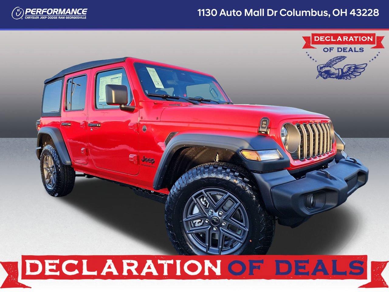 New 2026 Jeep Wrangler Unlimited Sport AWD/4WD image 1