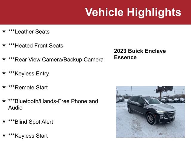 Used 2023 Buick Enclave Essence image 2