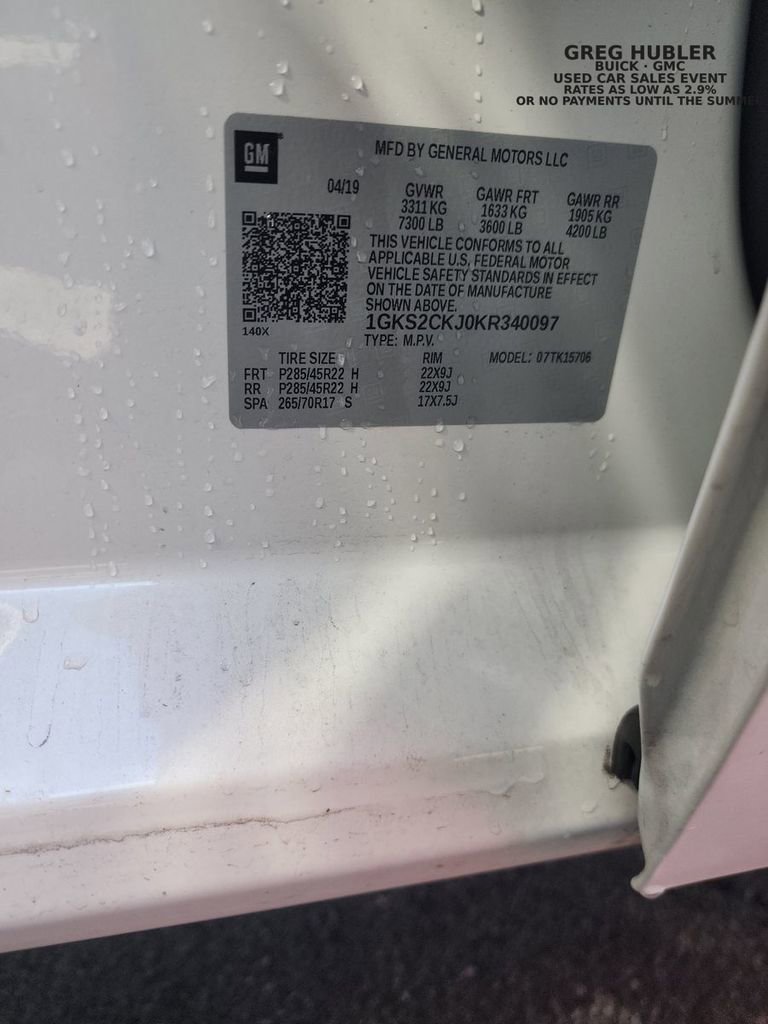 Used 2019 GMC Yukon Denali w/ Denali Ultimate Package image 16