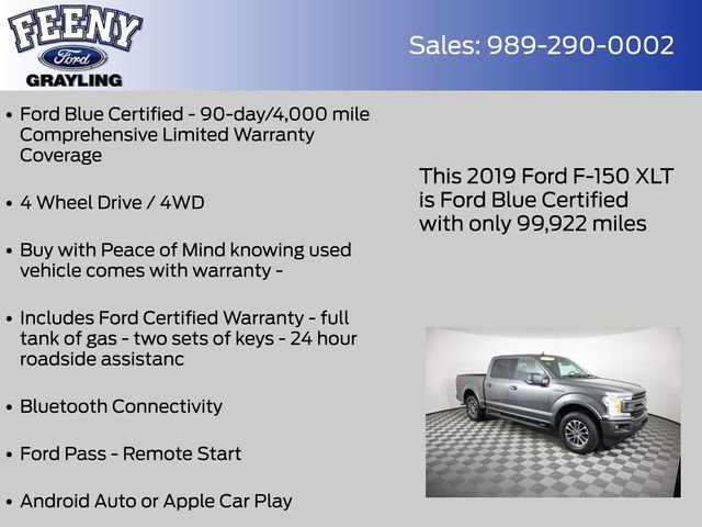 Certified 2019 Ford F150 XLT w/ Equipment Group 302A Luxury AWD/4WD image 5