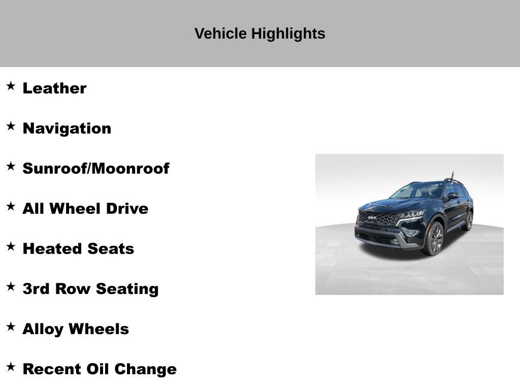 Certified 2023 Kia Sorento X-Line EX image 10