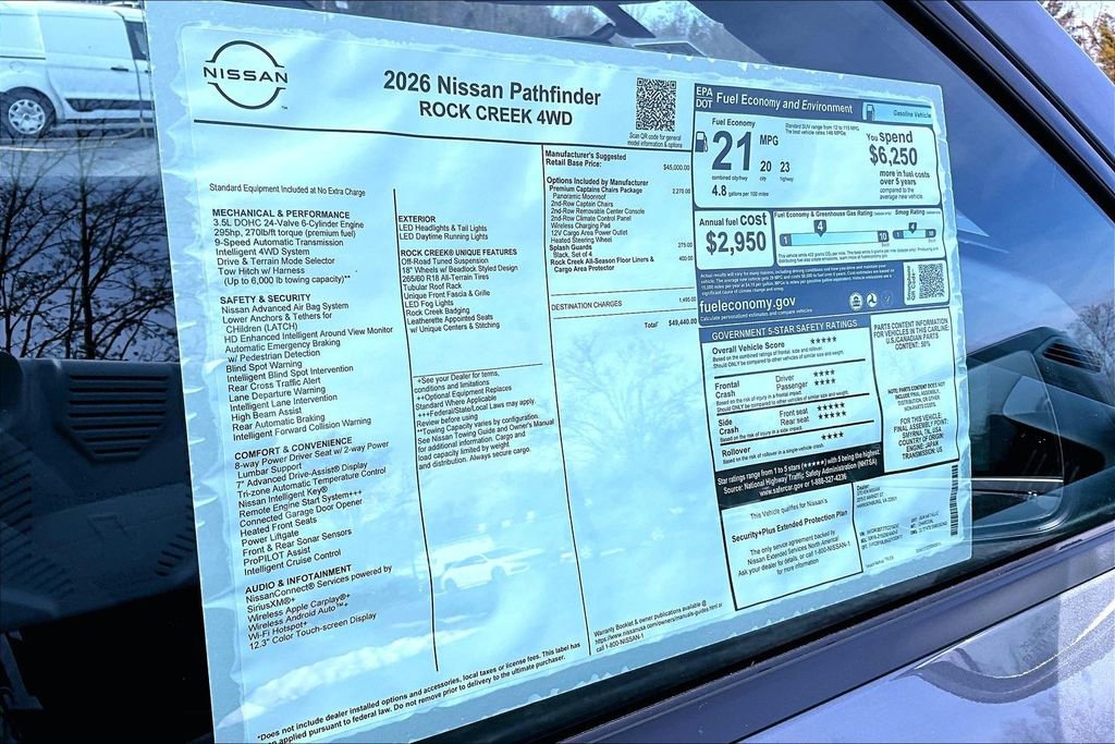 New 2026 Nissan Pathfinder Rock Creek w/ Rock Creek Premium Package image 13