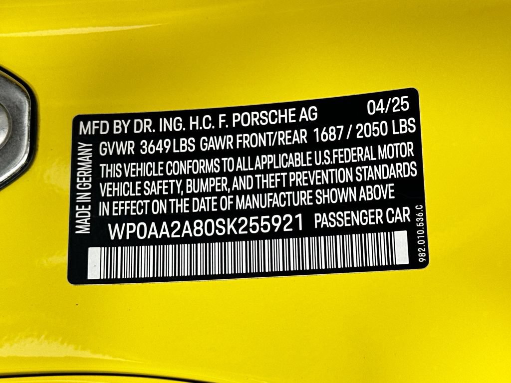 Used 2025 Porsche 718 Cayman RWD image 27