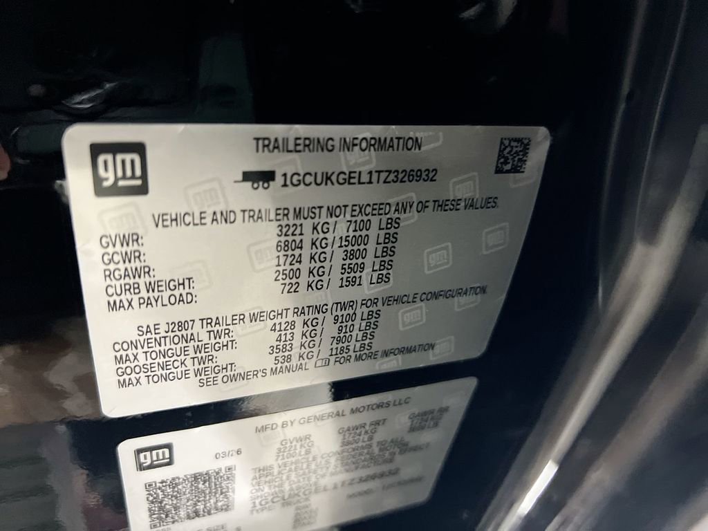 New 2026 Chevrolet Silverado 1500 LTZ w/ Technology Package AWD/4WD image 29