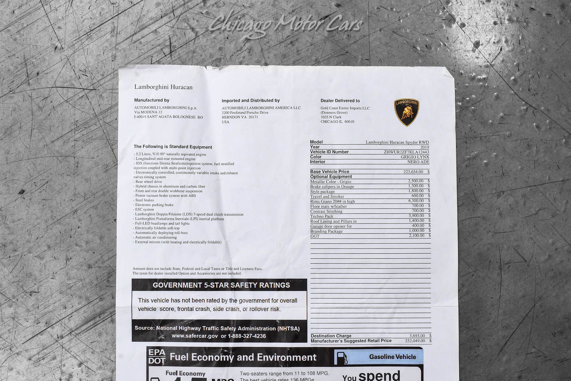 Used 2019 Lamborghini Huracan LP 580-2 RWD image 56