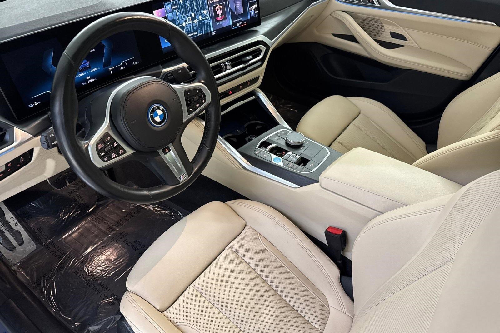 Used 2023 BMW i4 eDrive40 w/ M Sport Package RWD image 4