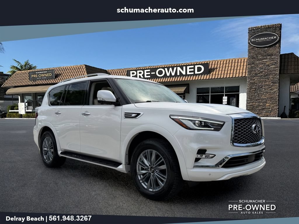 Used 2024 INFINITI QX80 Luxe w/ Cargo Package RWD image 1