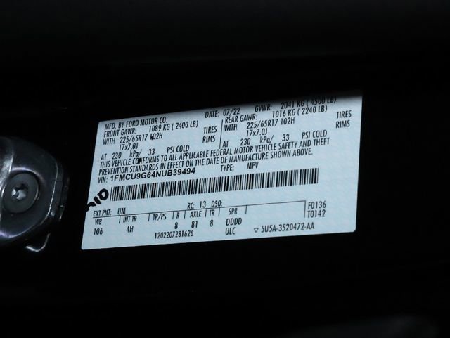Used 2022 Ford Escape SE w/ Convenience Package image 35