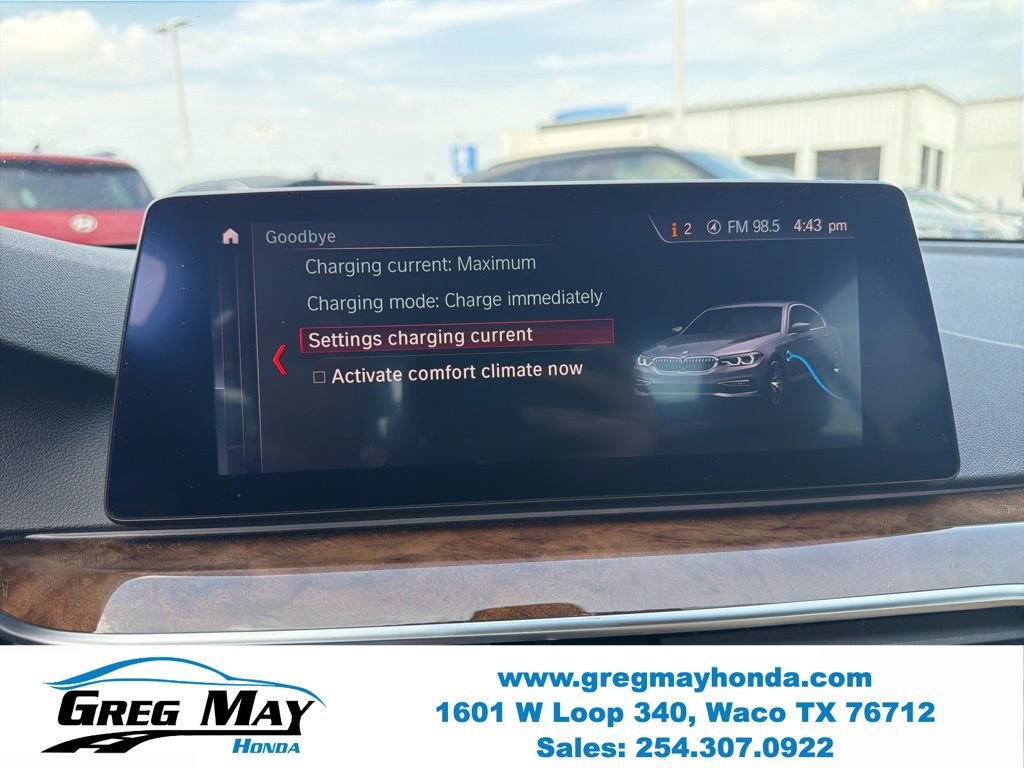 Used 2019 BMW 530e w/ Convenience Package RWD image 16