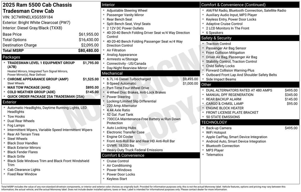 New 2025 RAM 5500 Tradesman image 4
