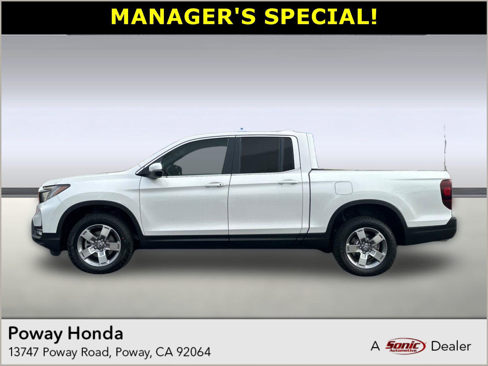 New 2026 Honda Ridgeline RTL