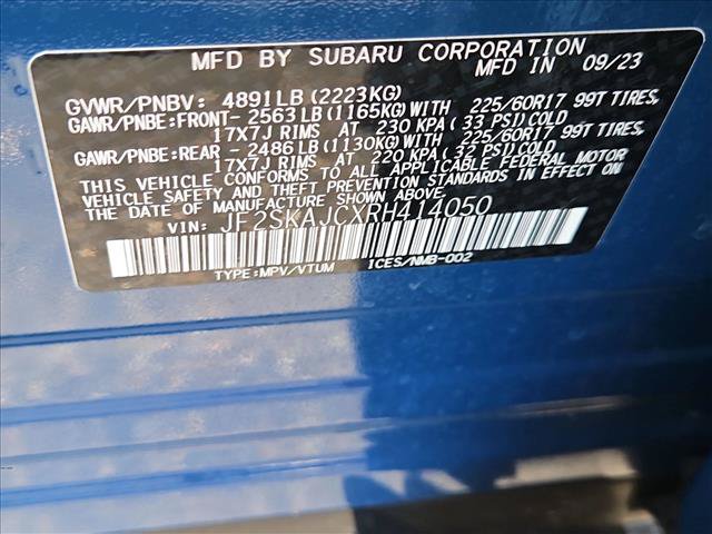 Certified 2024 Subaru Forester Wilderness AWD/4WD image 27