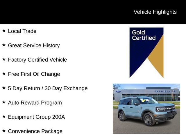 Certified 2022 Ford Bronco Sport Big Bend w/ Convenience Package image 4