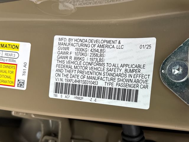 Certified 2025 Honda Civic Sport image 17