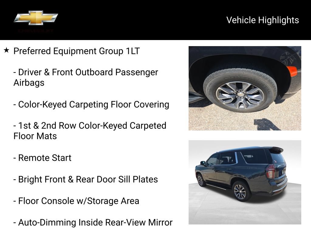 Certified 2022 Chevrolet Tahoe LT w/ Luxury Package AWD/4WD image 20