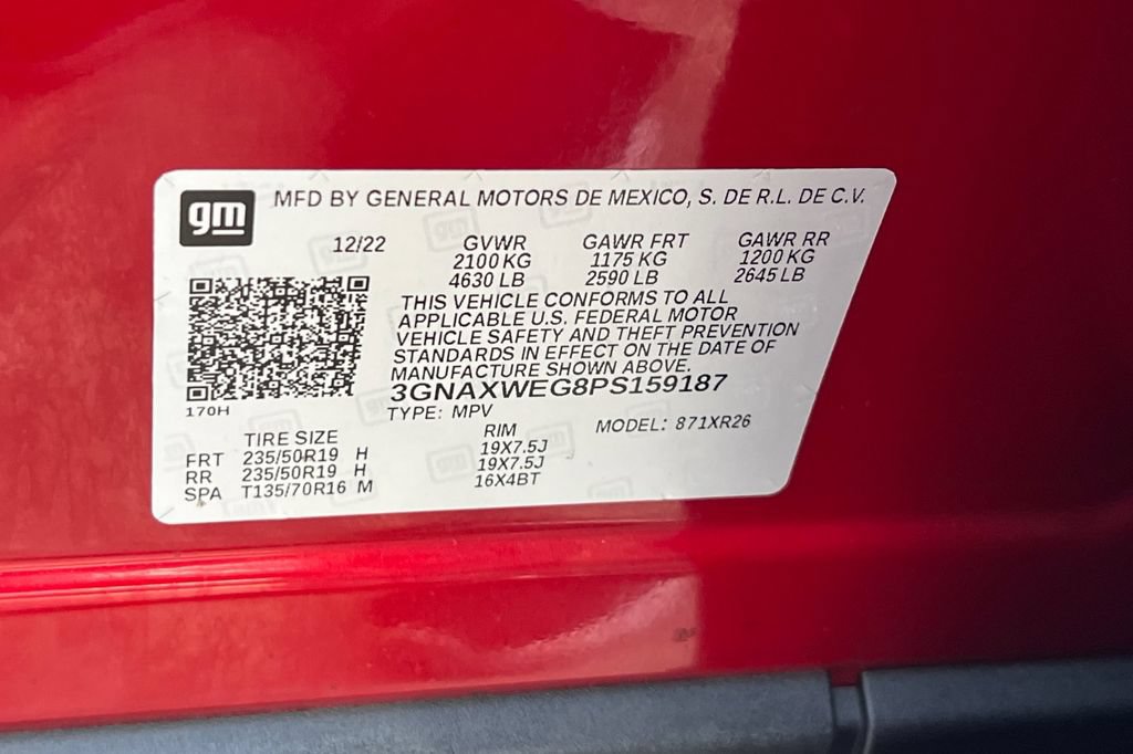 Used 2023 Chevrolet Equinox RS w/ RS Leather Package AWD/4WD image 31
