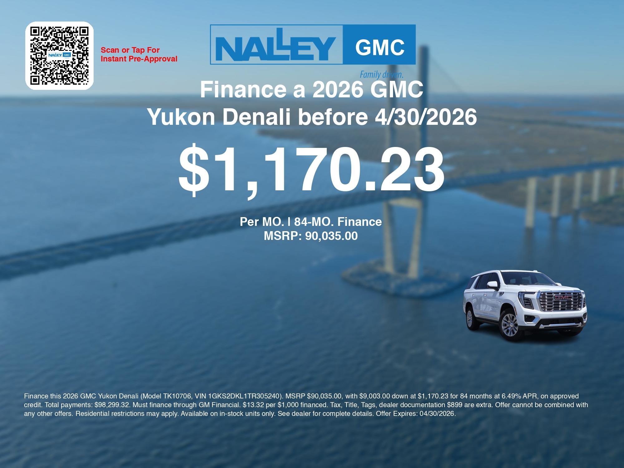 New 2026 GMC Yukon Denali w/ Sun & Power Step Package image 7