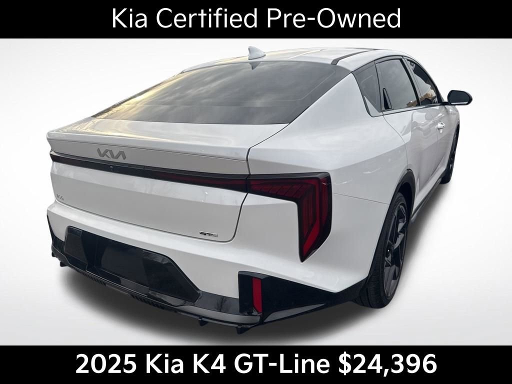 Certified 2025 Kia K4 GT-Line w/ GT-Line Sunroof Package image 4