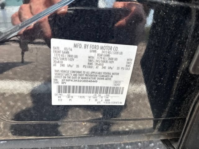 Used 2016 Ford Edge Titanium w/ Equipment Group 301A FWD image 30