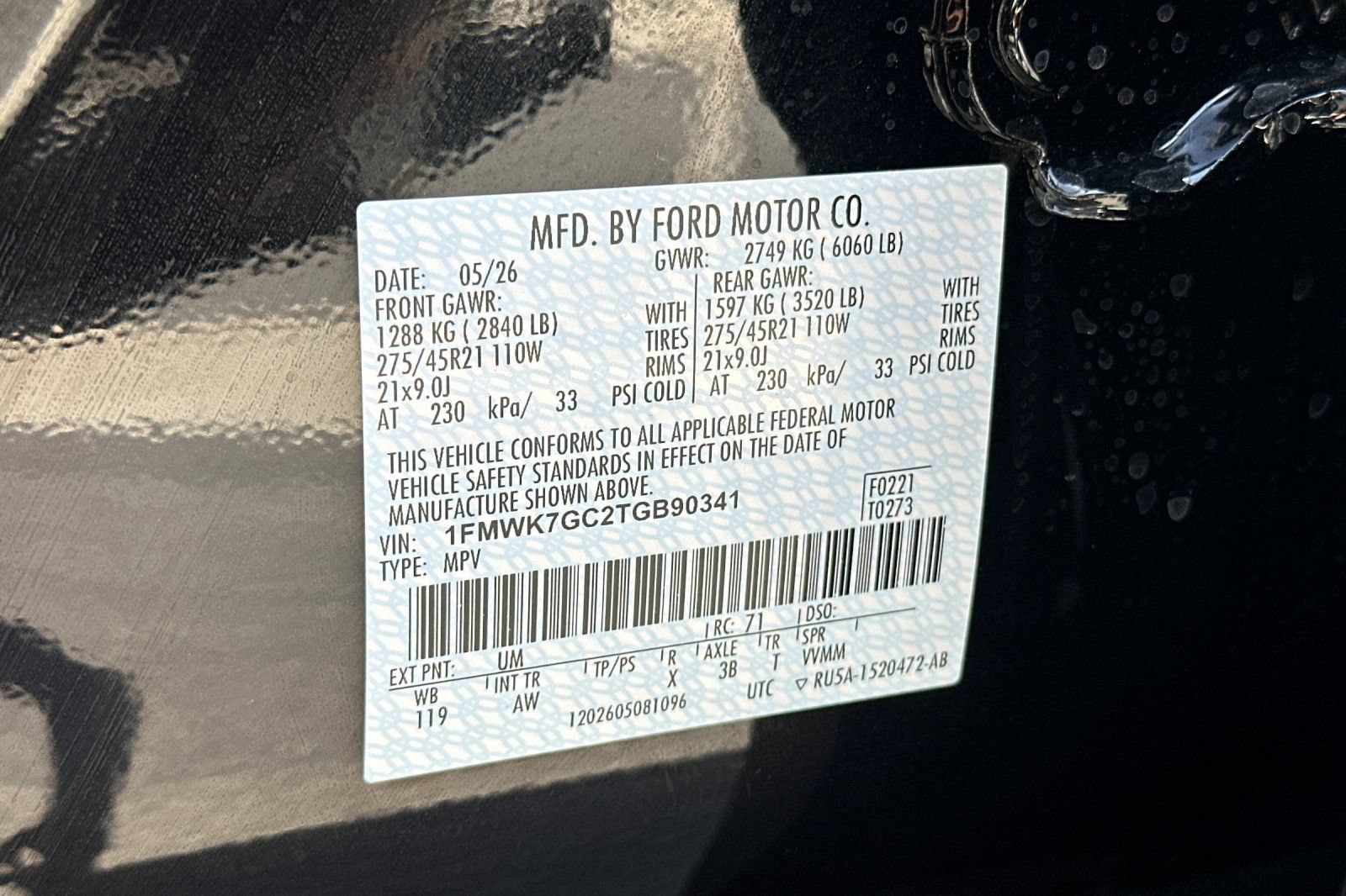 New 2026 Ford Explorer ST w/ Sun And Sound Package RWD image 29