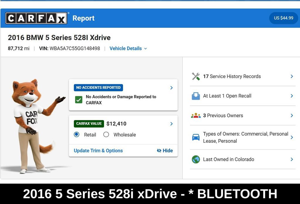 Used 2016 BMW 528i xDrive Sedan AWD/4WD image 9