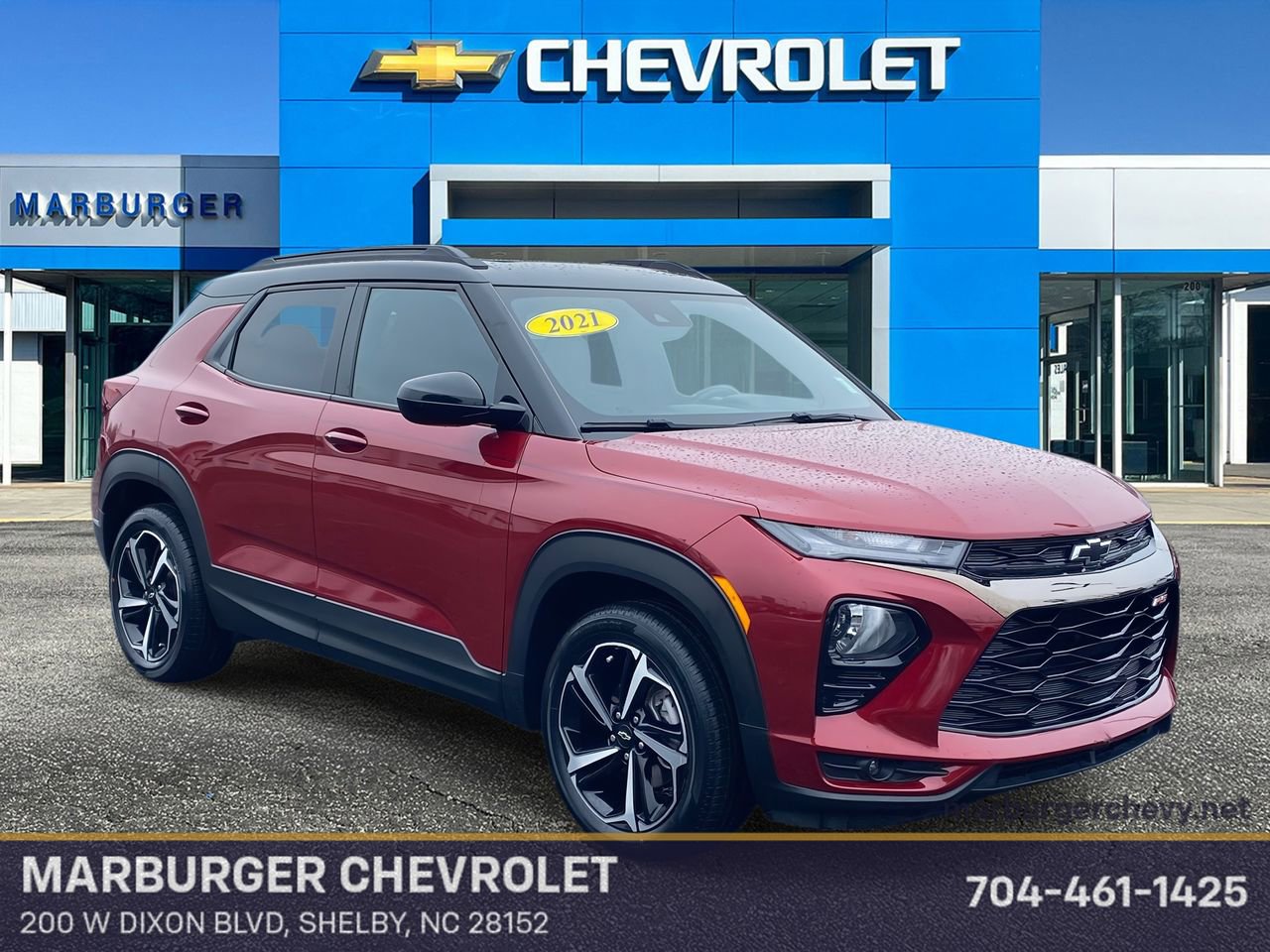 Used 2021 Chevrolet TrailBlazer RS w/ Sun and Liftgate Package image 1