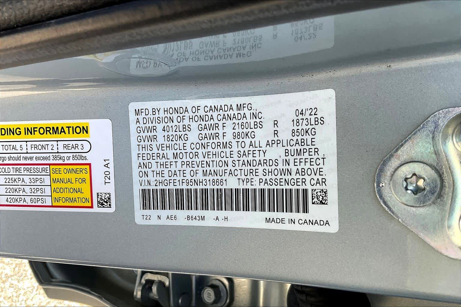Used 2022 Honda Civic Touring image 37
