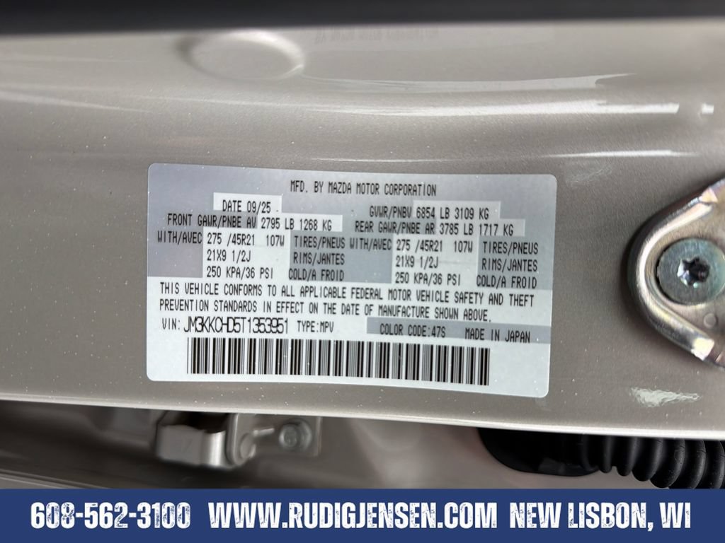 Used 2026 MAZDA CX-90 3.3 Turbo w/ Premium Sport Pkg AWD/4WD image 33