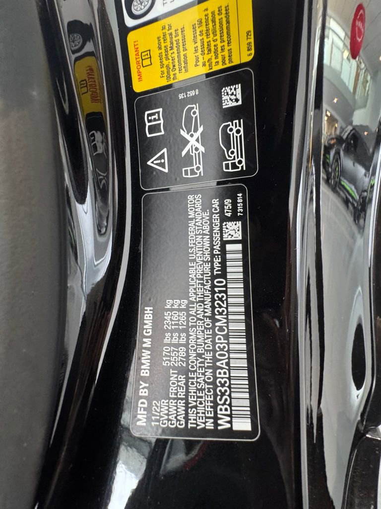 Used 2023 BMW M4 xDrive Competition w/ Parking Assistance Package image 51