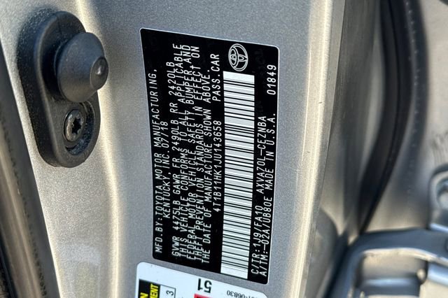 Certified 2018 Toyota Camry LE image 29