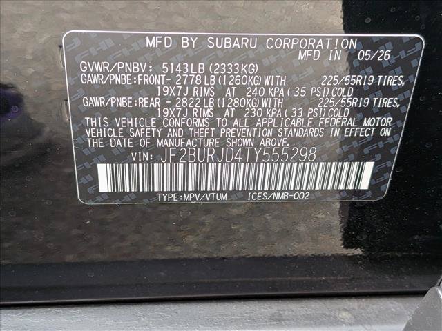 New 2026 Subaru Outback Touring XT AWD/4WD image 19