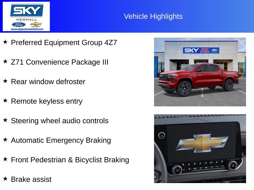 New 2026 Chevrolet Colorado Z71 w/ Z71 Convenience Package 2 image 12