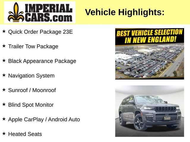 Used 2025 Jeep Grand Cherokee L Limited w/ Black Appearance Package AWD/4WD image 8