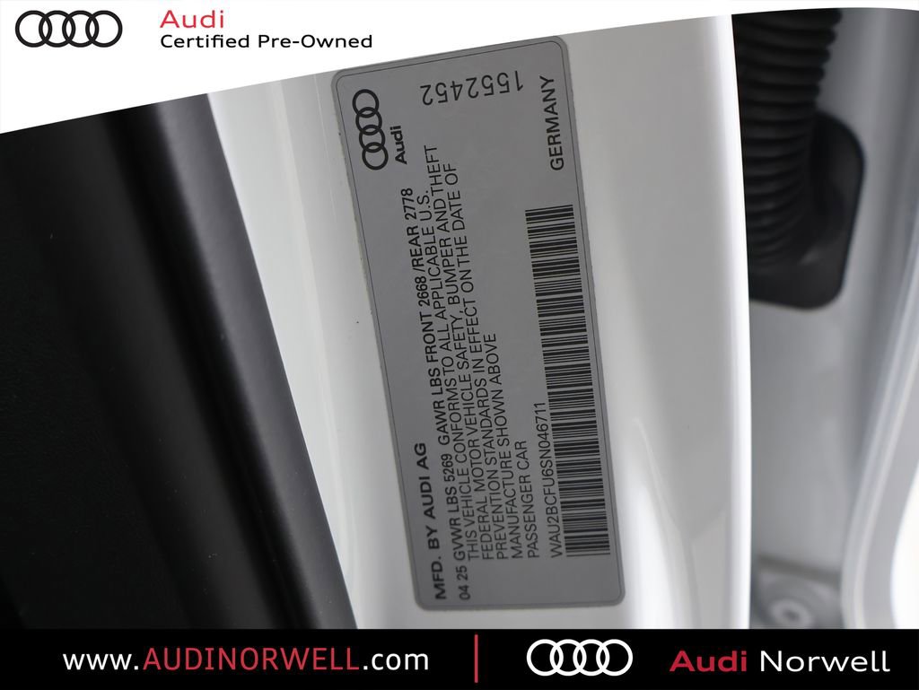 Certified 2025 Audi A5 2.0T Premium Plus w/ Premium Plus image 3