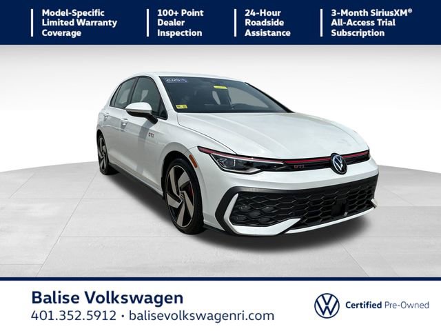 Certified 2025 Volkswagen GTI S FWD 360° Tour