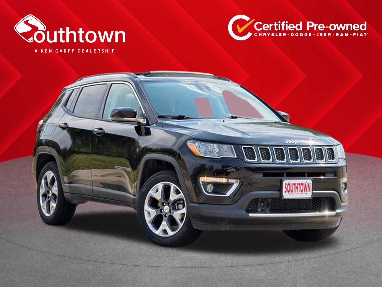 Certified 2021 Jeep Compass Limited w/ Sun and Sound Group image 1