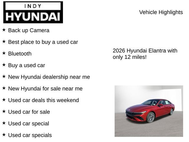 New 2026 Hyundai Elantra Blue image 7