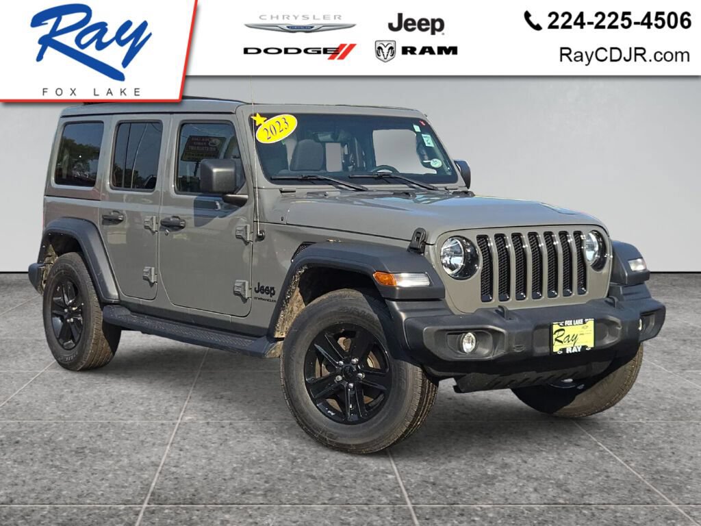 Used 2023 Jeep Wrangler Unlimited Sport AWD/4WD video 1