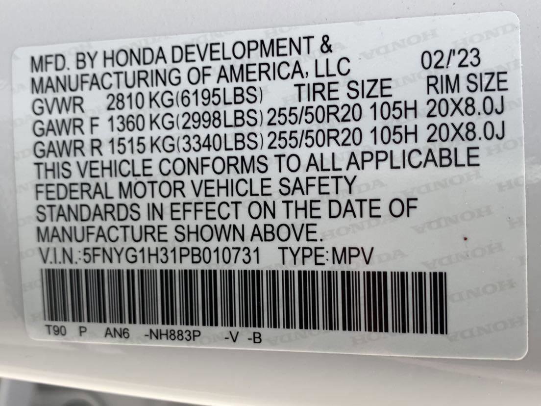 Used 2023 Honda Pilot Sport image 47