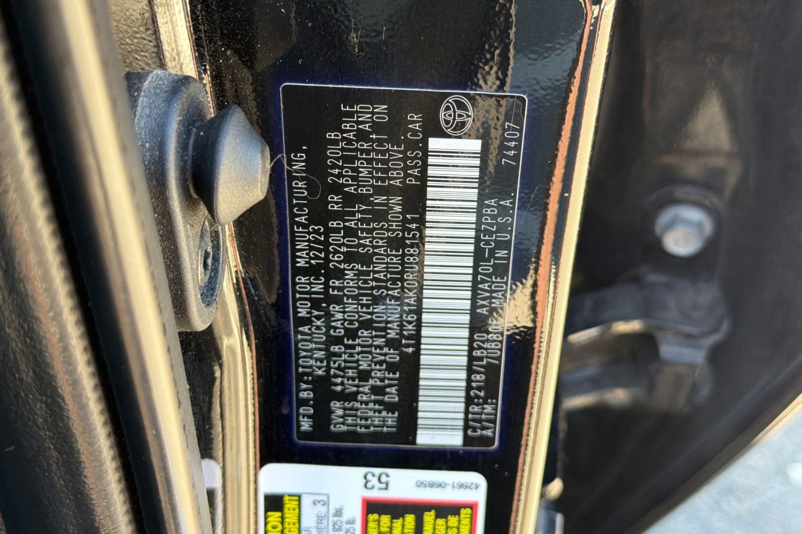 Certified 2024 Toyota Camry XSE FWD image 56