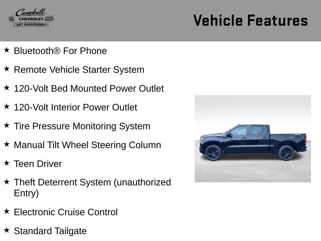 New 2026 Chevrolet Silverado 1500 Custom AWD/4WD image 32