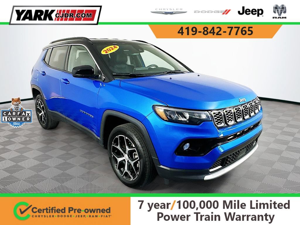 Certified 2024 Jeep Compass Limited AWD/4WD 360° Tour