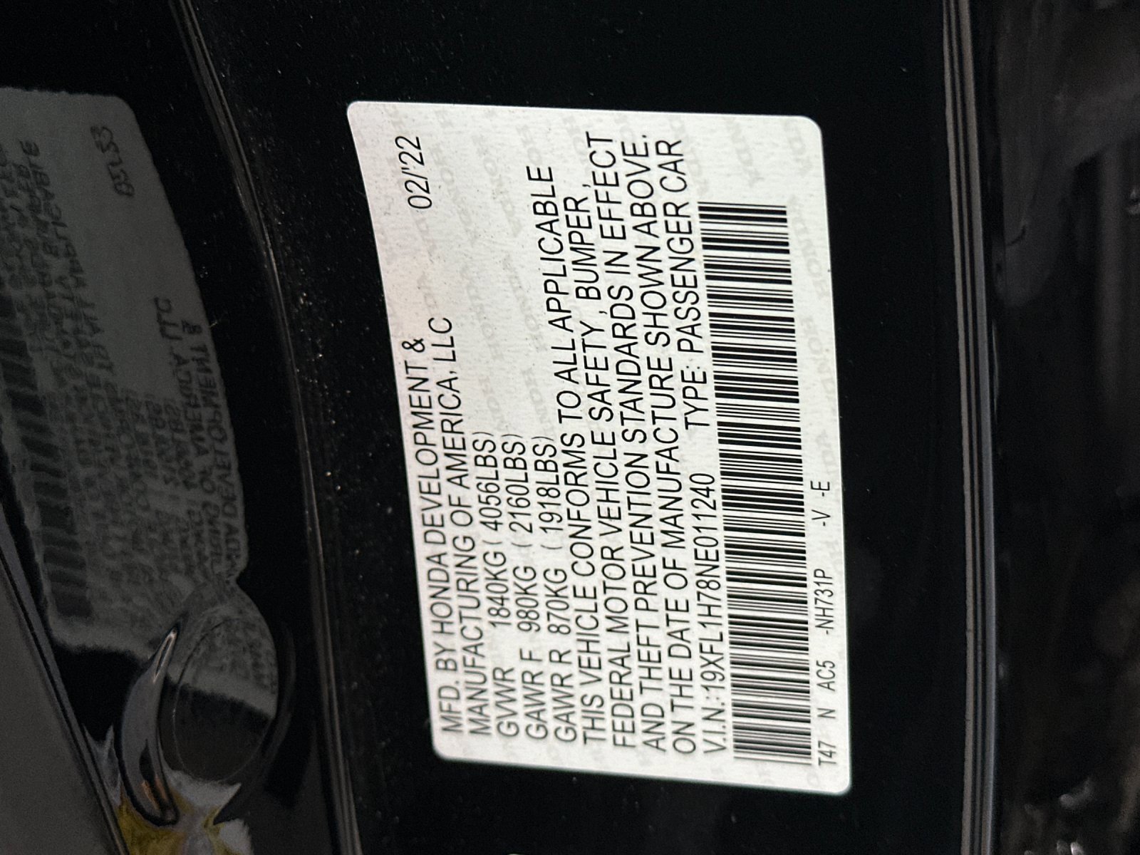 Used 2022 Honda Civic EX-L image 27