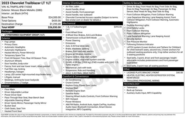 Used 2023 Chevrolet TrailBlazer LT image 5