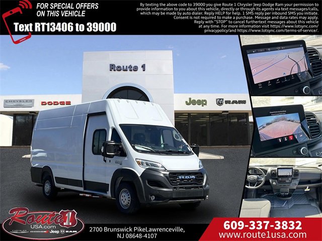 New 2024 RAM ProMaster 3500 w/ Delivery Van Package
