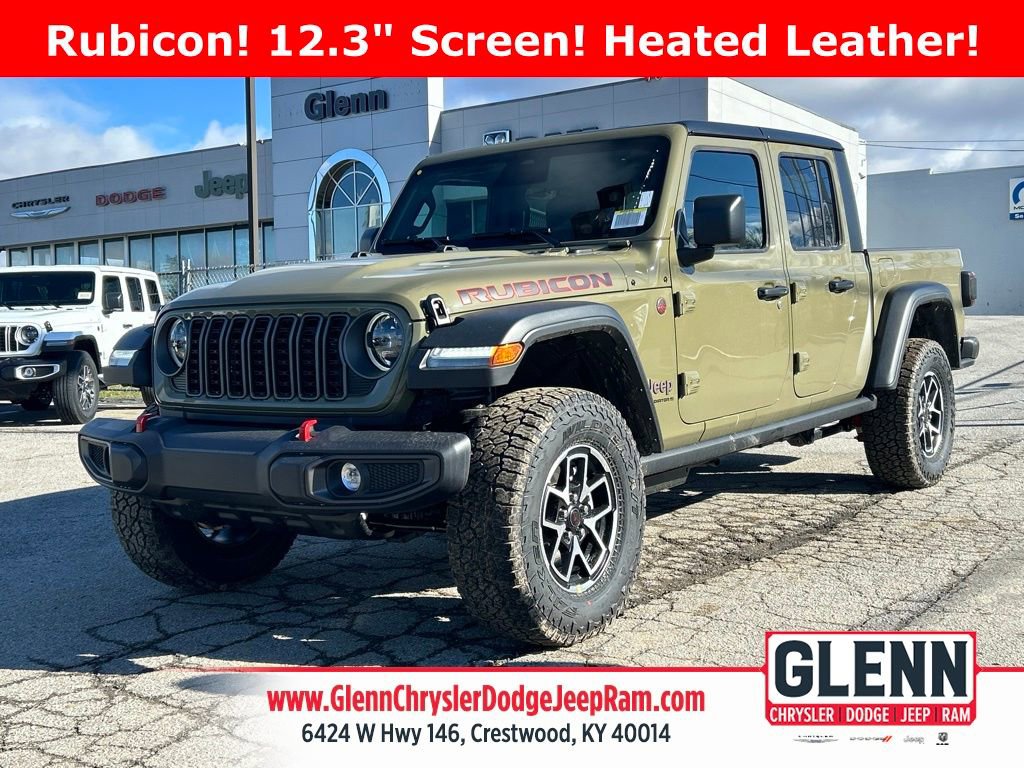 New 2026 Jeep Gladiator Rubicon w/ Steel Power Dome Hood Package
