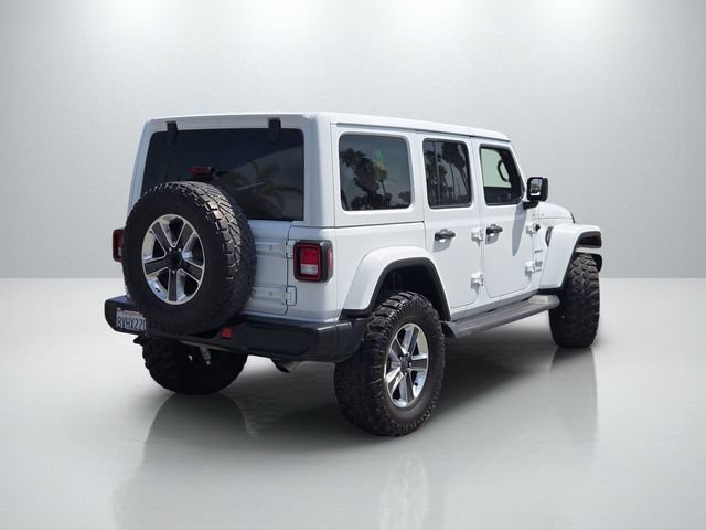 Used 2020 Jeep Wrangler Unlimited Sahara w/ Uconnect 4C Nav & Sound Group AWD/4WD image 4