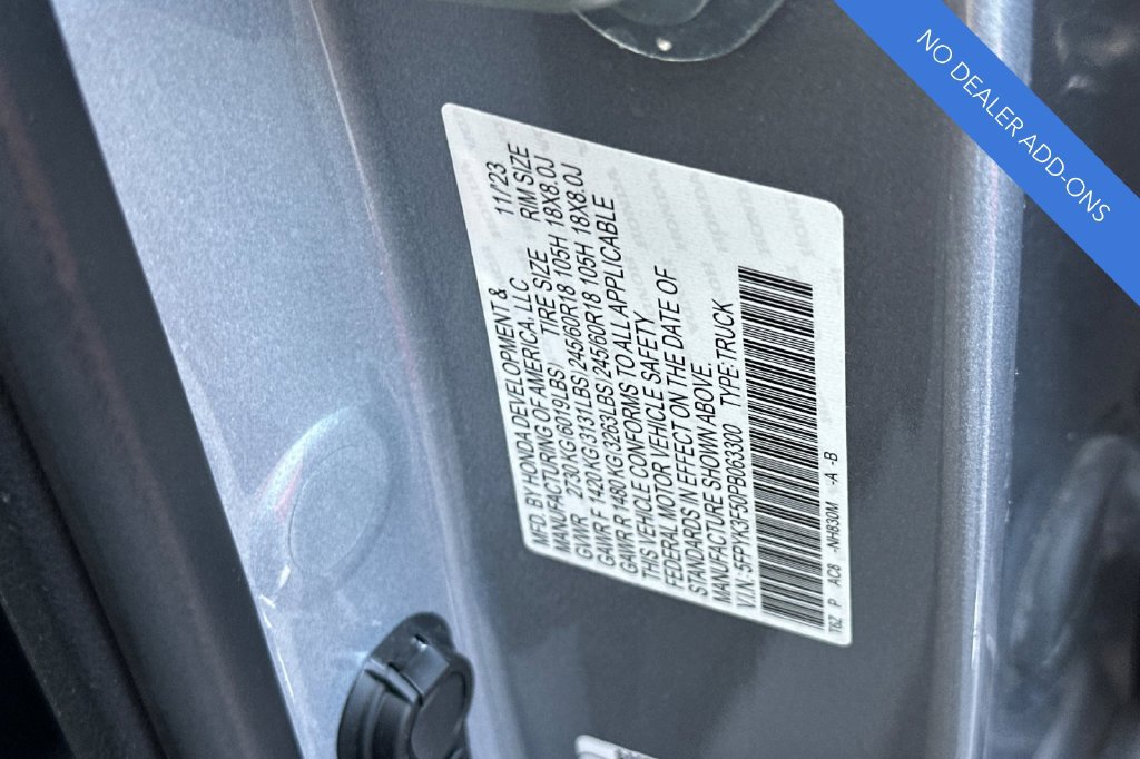 Certified 2023 Honda Ridgeline RTL image 31